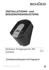 Schüco Fingerprint AP online Installations- Und Bedienungsanleitung