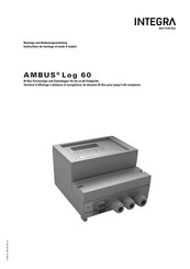 Integra AMBUS Log 60 Montage- Und Bedienungsanleitung