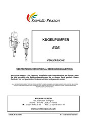 Kremlin-Rexson EOS Original Bedienungsanleitung