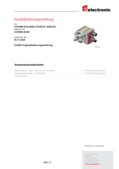 TR-Electronic CES-58 Gesamt-Bedienungsanleitung