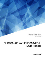 Christie FHD553-XE-H Wichtige Sicherheitshinweise