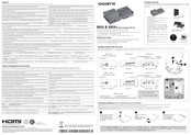 Gigabyte BRIXs Schnellstartanleitung