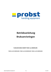 probst FXAH-120-EU-GREENLINE Betriebsanleitung