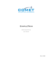 Comet SimpleTrim Bedienungsanleitung
