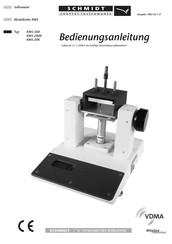 Schmidt KWS-2000 Benutzerhandbuch
