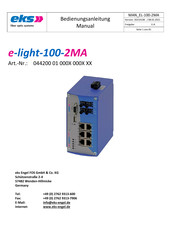 Eks e-light-100-2MA Bedienungsanleitung