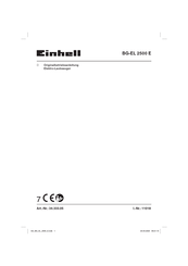 EINHELL BG-EL 2500 E Originalbetriebsanleitung