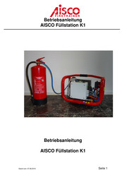AISCO Firetrainer AISCO Füllstation K1 Betriebsanleitung