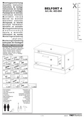 FMD//furniture BELFORT 4 483-004 Montageanleitung