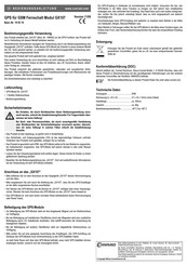 Conrad GX107 Bedienungsanleitung