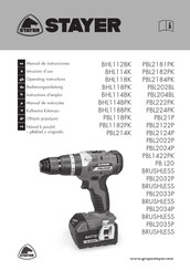 stayer PBL1182PK Bedienungsanleitung