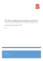 RS Pro AI-3 Schnellstartübersicht