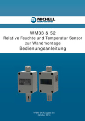 Michell Instruments WM52 Bedienungsanleitung