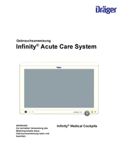 Dräger Infinity Acute Care Sytem Gebrauchsanweisung