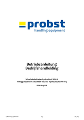 probst SDH-H-15 Betriebsanleitung