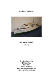 Rex-Schiffsmodelle MS HAUGESUND 1943 Aufbauanleitung