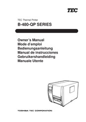 TEC B-480-QP Serie Bedienungsanleitung