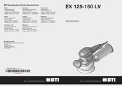 BTI EX 125-150 LV Originalbetriebsanleitung