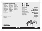 BTI BH 2-26 Originalbetriebsanleitung