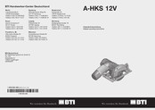 BTI A-HKS 12V Originalbetriebsanleitung