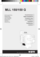 BTI MLL 150 G Bedienungsanleitung