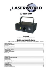 Laserworld DJ-150G DMX Bedienungsanleitung
