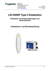 LABKOTEC LID-3300IP 2 Installation Und Betriebsanleitung