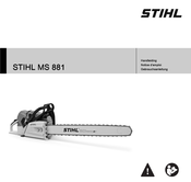 Stihl MS 881 Gebrauchsanleitung
