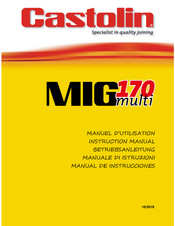Castolin MIG 170 MULTI Betriebsanleitung