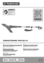 Parkside PAHE 20-Li A1 Originalbetriebsanleitung