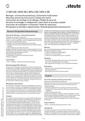 steute GFS 2 VD Montage- Und Anschlussanleitung