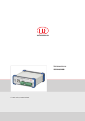 MICRO-EPSILON IF2004/USB Betriebsanleitung