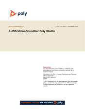Plantronics Poly Studio Benutzerhandbuch