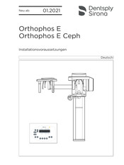 Dentsply Sirona Orthophos E Ceph Installationsvoraussetzungen