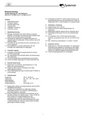 Systemair RE Serie Bedienungsanleitung