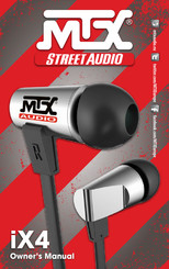MTX Audio IX4 Bedienungsanleitung