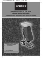 Gardenline GLGH 2040 Originalbetriebsanleitung