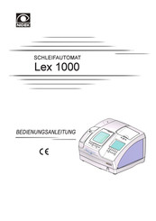 Nidek Lex 1000 Bedienungsanleitung