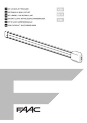 FAAC 620 Montageanleitung