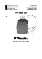 Riwall PRO RAS 1220 SET Übersetzung Der Originalanleitung