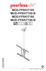 peerless-AV MOD-FPSKIT150-B Montageanleitung