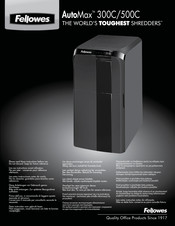 Fellowes 300C Anleitung