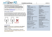 Nauticast A2 Installationsanleitung