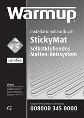 warmup StickyMat Installationshandbuch