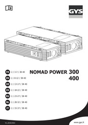 GYS NOMAD POWER 300 Betriebsanleitung