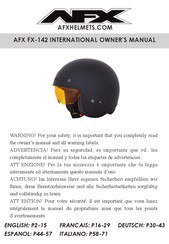 AFX FX-142 Handbuch