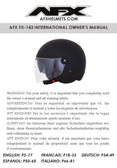 AFX FX-143 Handbuch