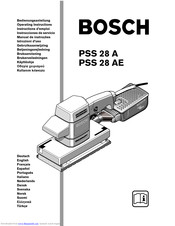 Bosch PSS 28 A Bedienungsanleitung