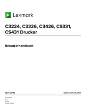 Lexmark C3326 Benutzerhandbuch