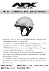 AFX FX-72 Handbuch